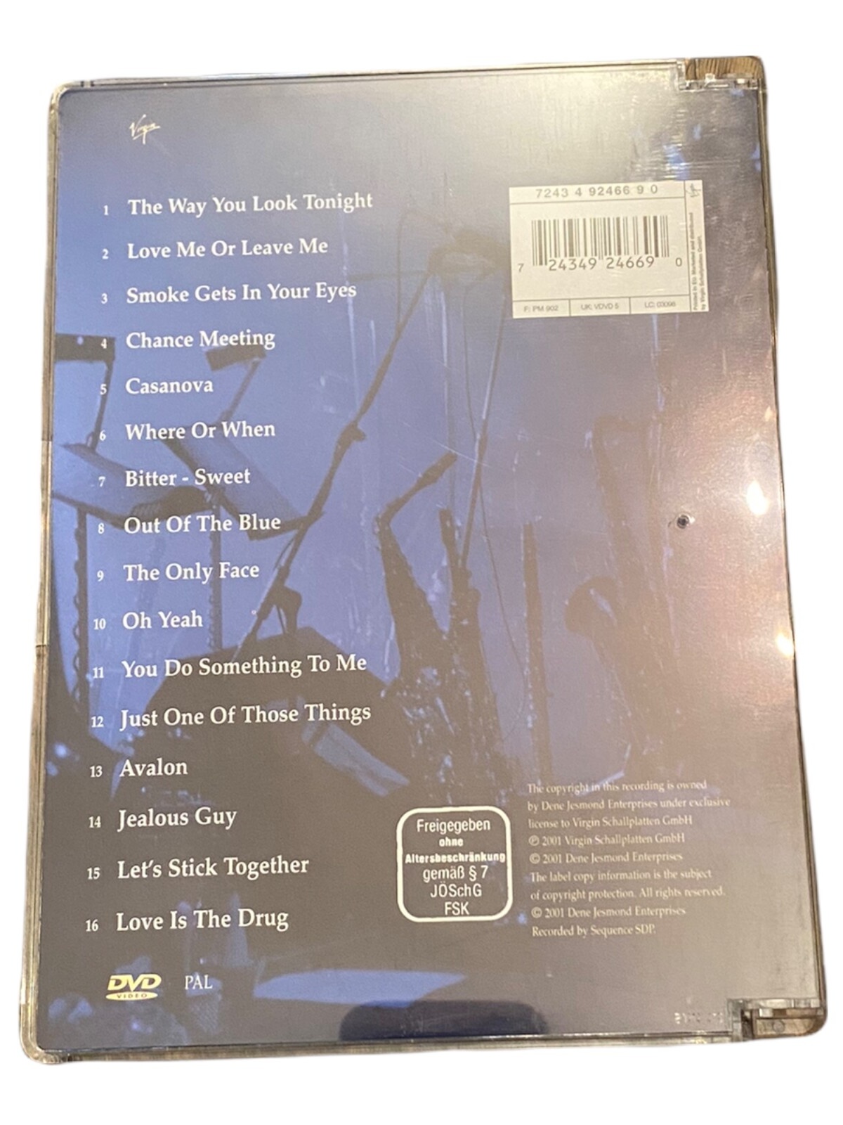 1494 Virgin Schallplatten BRYAN FERRY IN CONCERT - LIVE IN PARIS HC