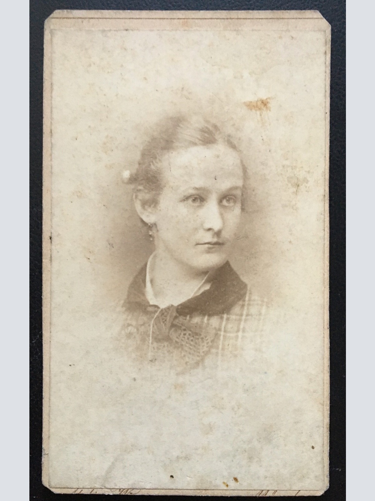 Foto Porträt Frau Tracht - Franz Werner München ca.5,9x10cm 400679 TH