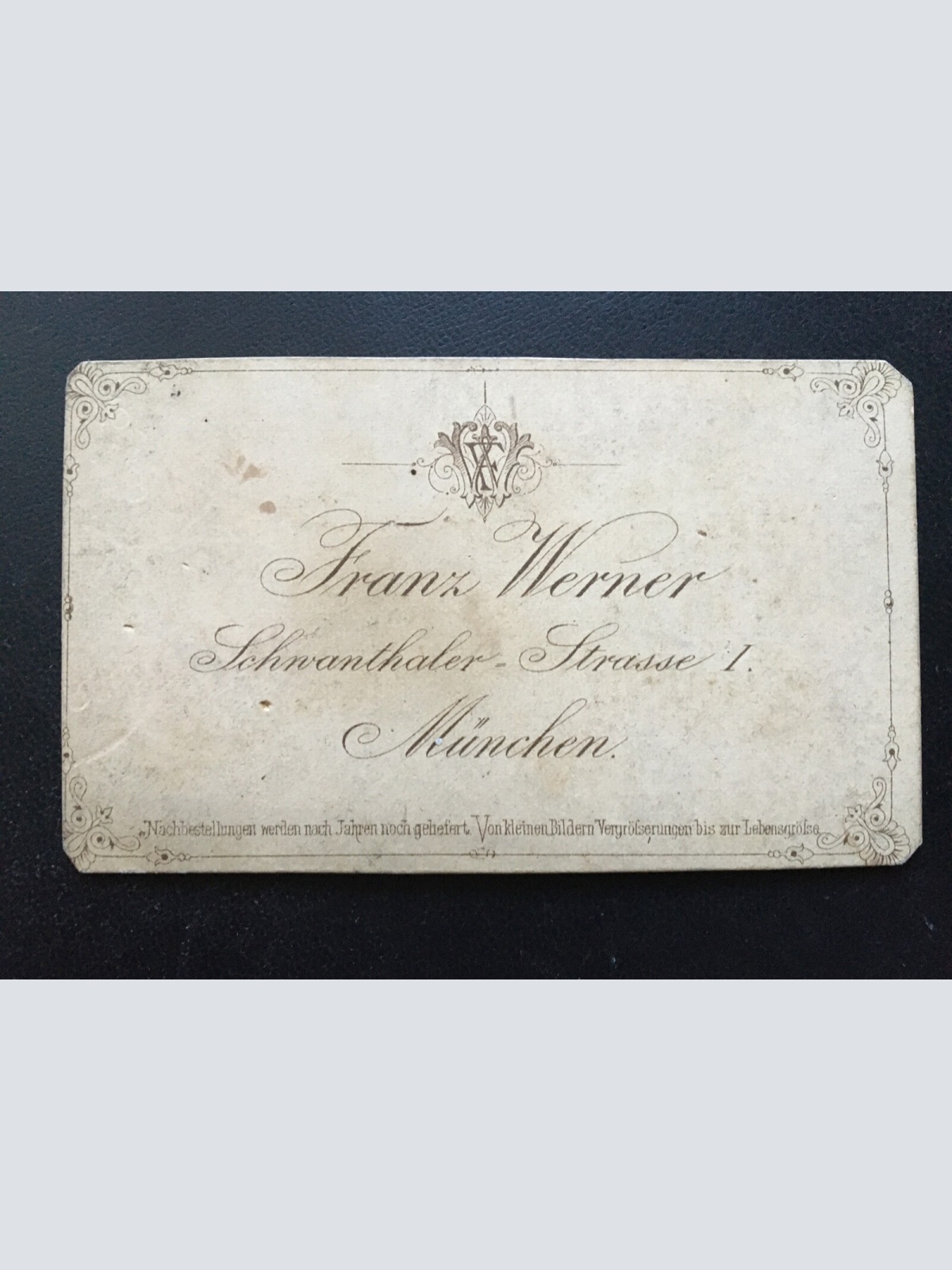 Foto Porträt Frau Tracht - Franz Werner München ca.5,9x10cm 400679 TH