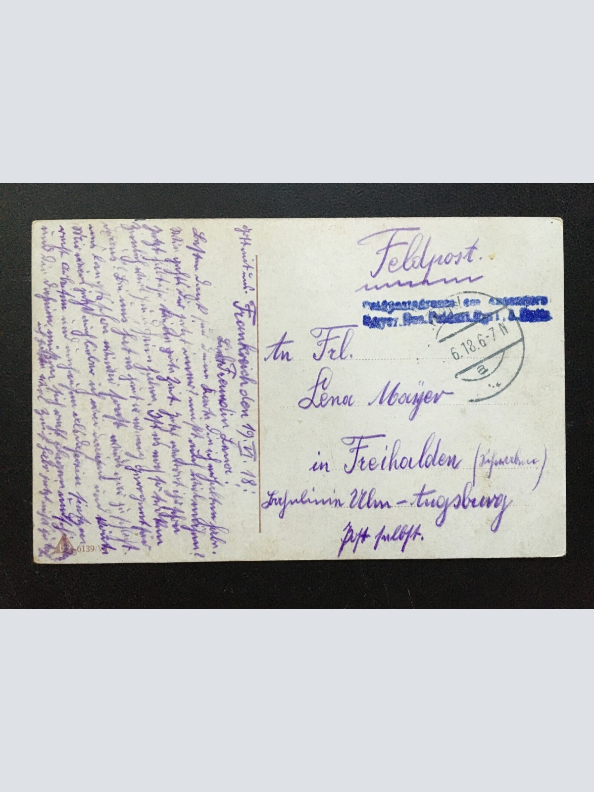 Auf Wiedersehen! - Soldat mit Frau - Militär Krieg 400675 TH