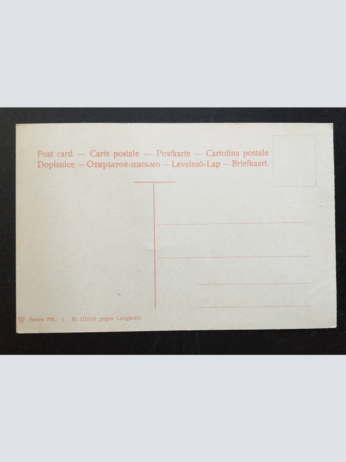 St. Ulrich - Blick auf Ort - gegen Langkofel - Südtirol Italien 400699 TH A