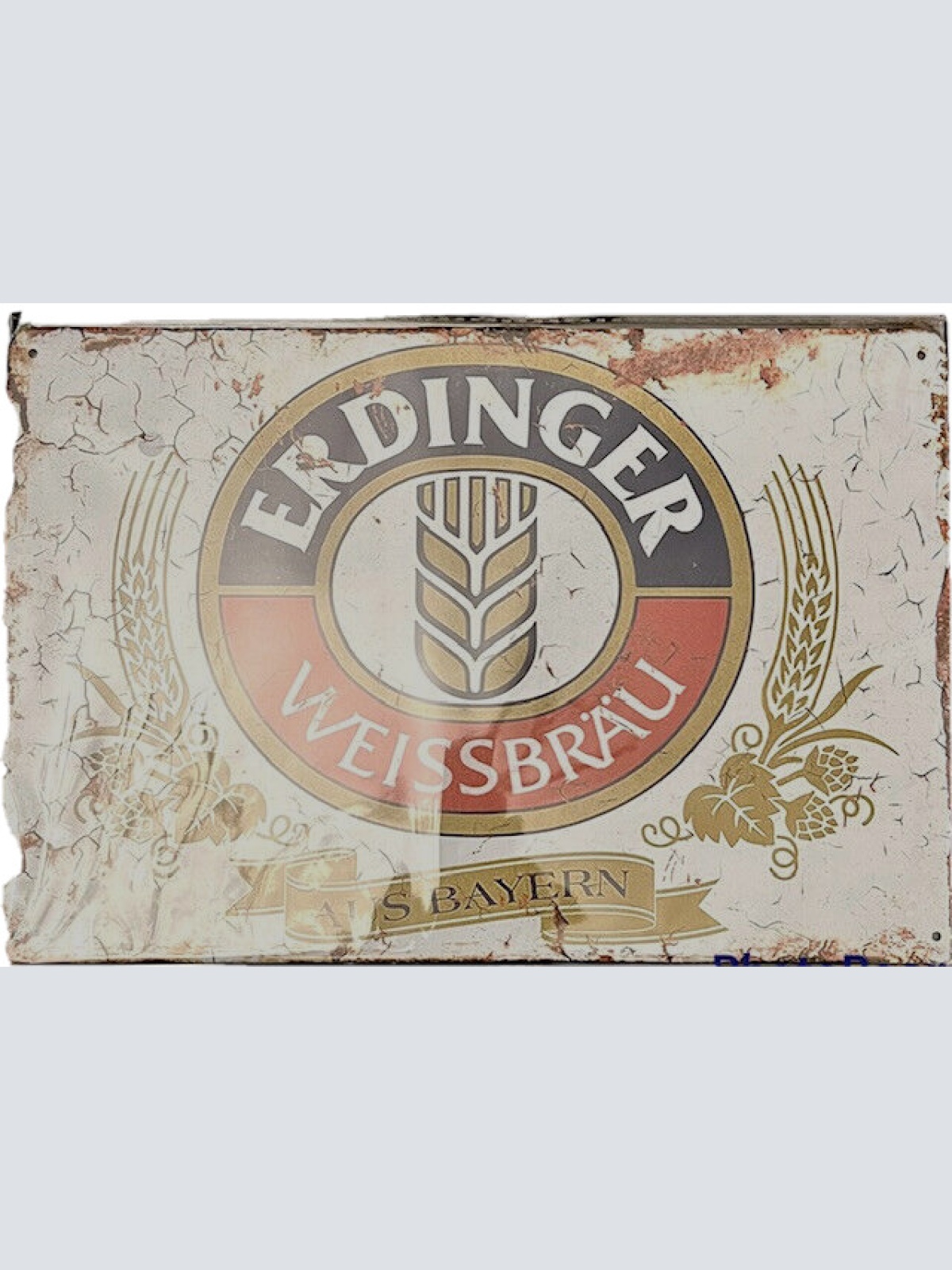Nostalgie Vintage Retro Blechschild "Erdinger Weißbräu" 30x20    700002