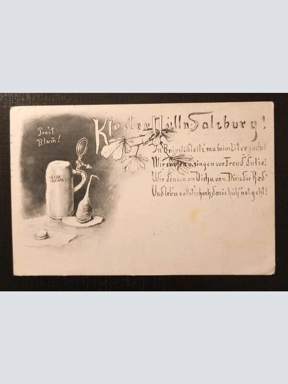 Augustiner Bräustübl Salzburg Bier und Radi Mülln Gr 8329 A