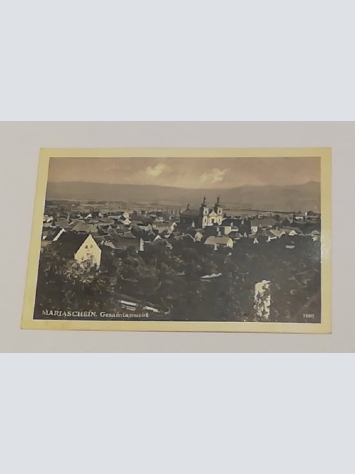 Tschechien Sudetenland Mariaschein Bohosudov Kirche Graupen Krupka 600714A tl