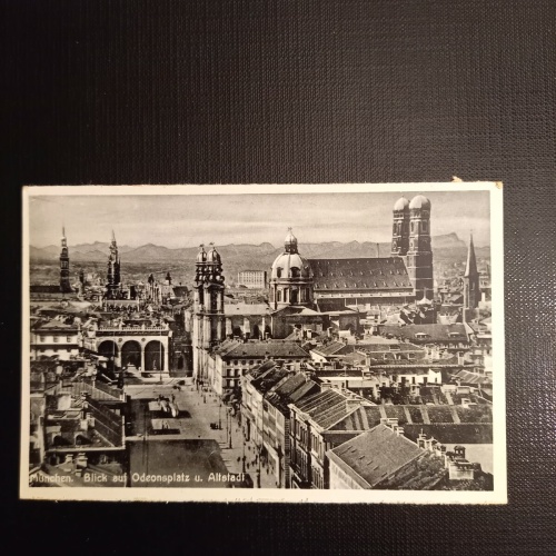 München Blick auf Odeonsplatz u.Altstadt 400003 gr