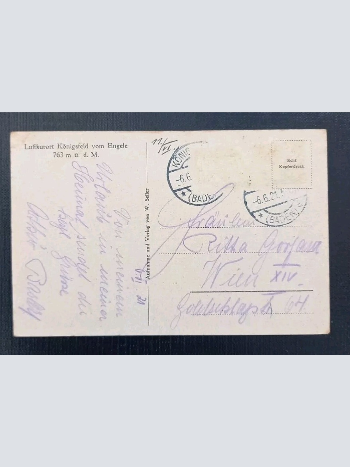 Königsfeld Vom Engele Baden 39191 gr I