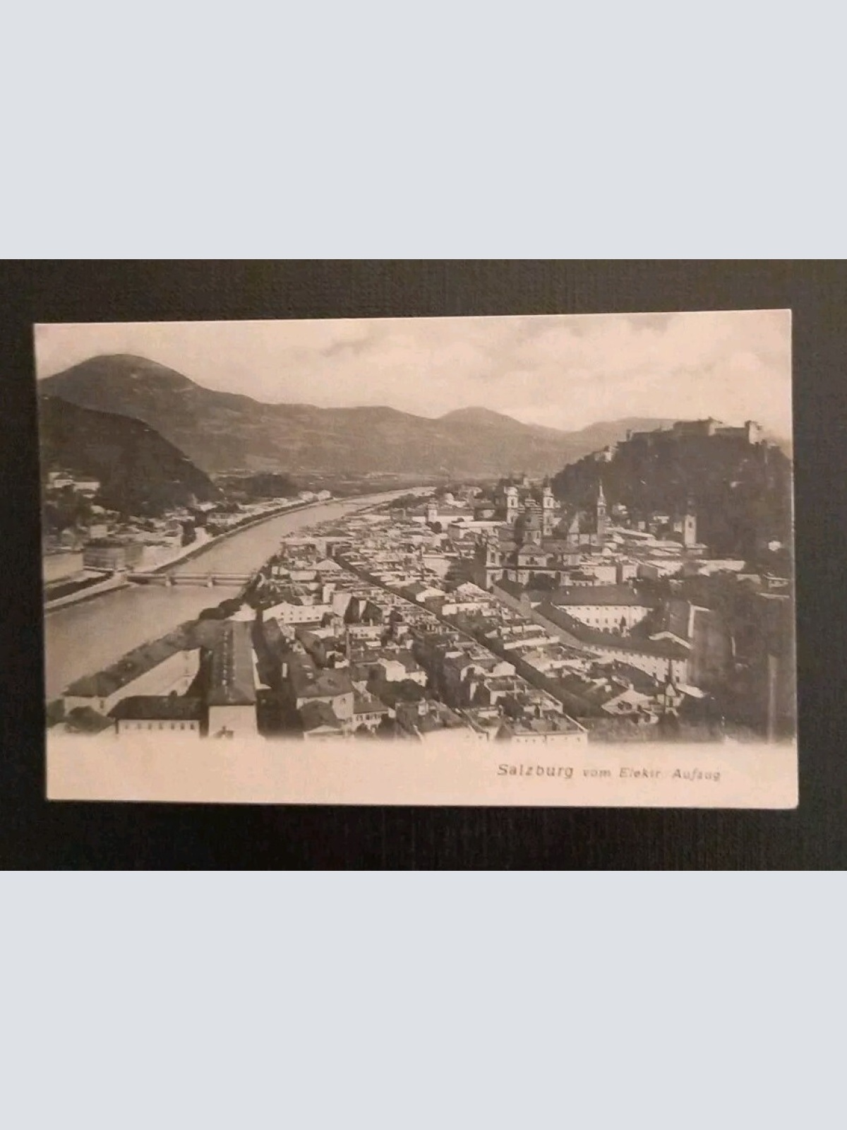 Salzburg Altstadt Mit Festung 891031 gr I