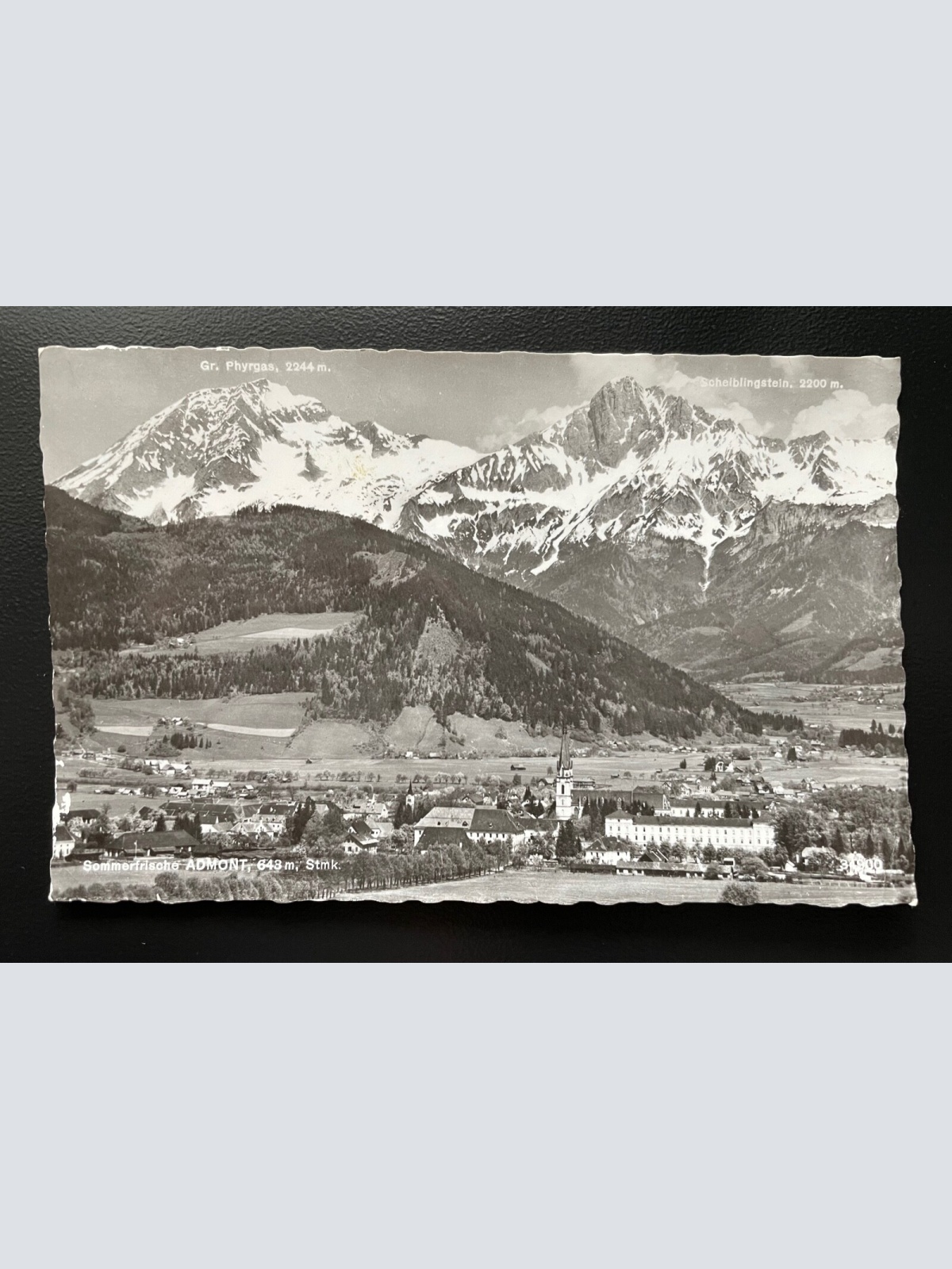 Admont Sommerfrische Ort Kirche Gebirge Berg Steiermark Österreich 400577 TH A