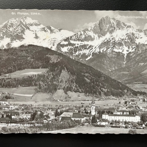 Admont Sommerfrische Ort Kirche Gebirge Berg Steiermark Österreich 400577 TH A