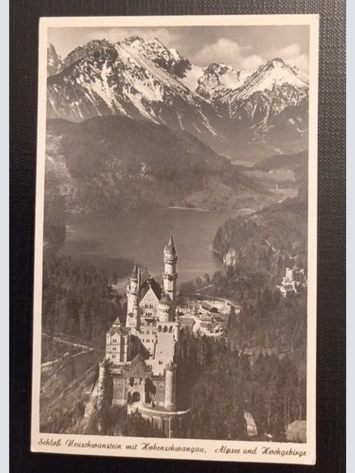 Schloß Neuschwanstein Mit Hohenschwangau Ga B