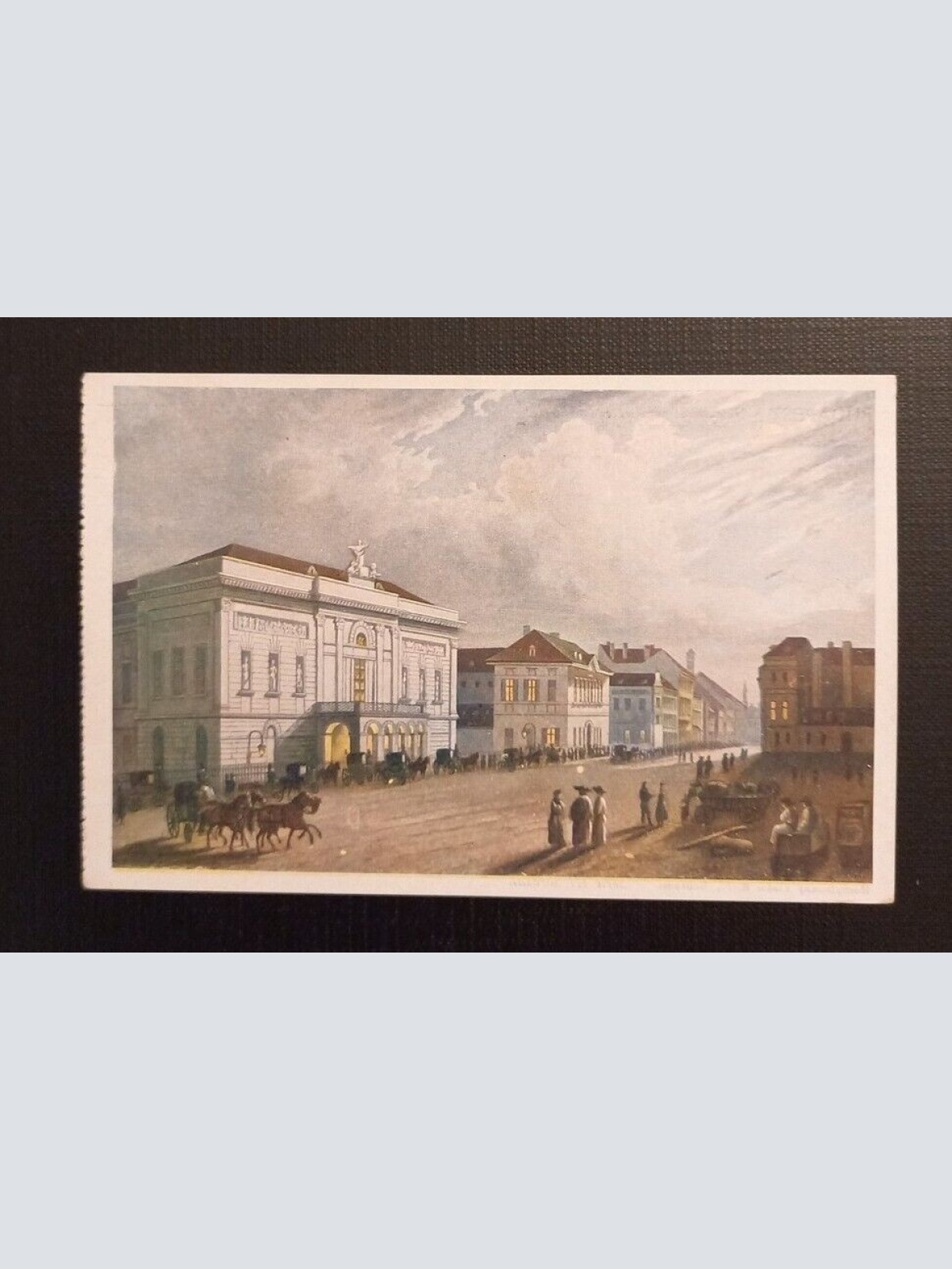 Ansichtskarte Ungarn Budapest National Theater 118064 Ga E