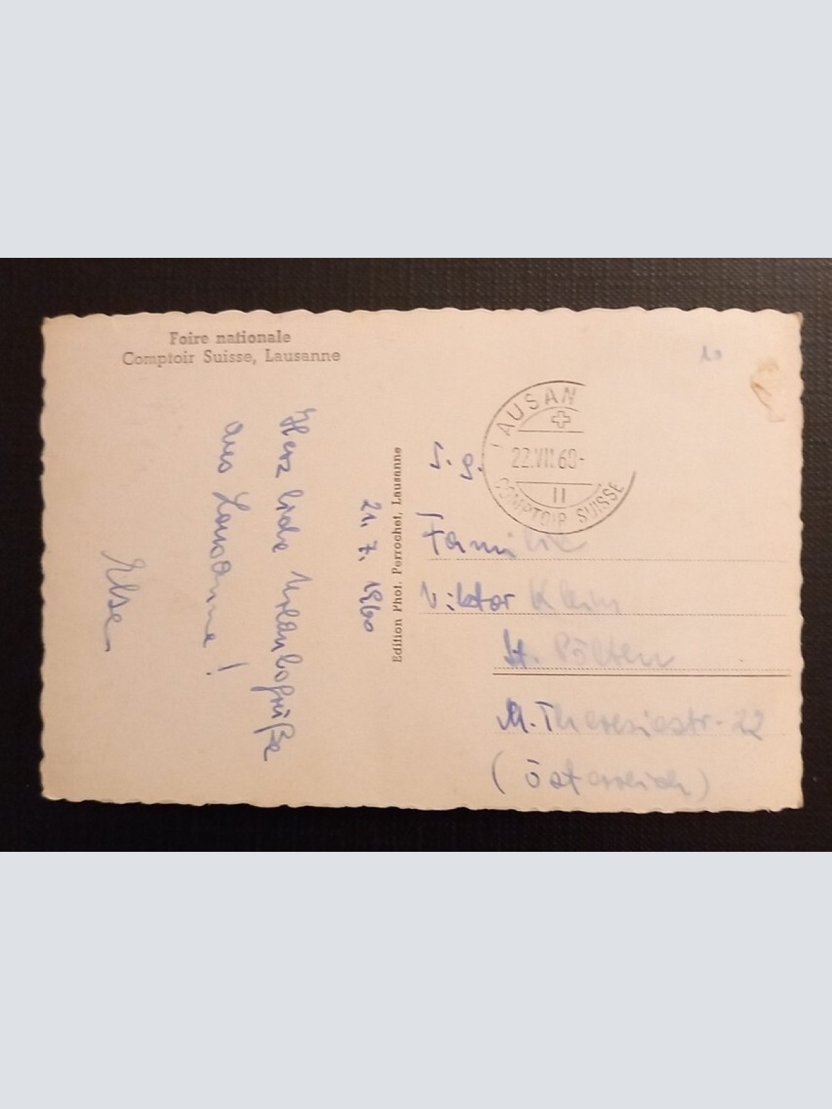 Foire Nationale Comptoir Suisse Lausanne 118013 Ga E