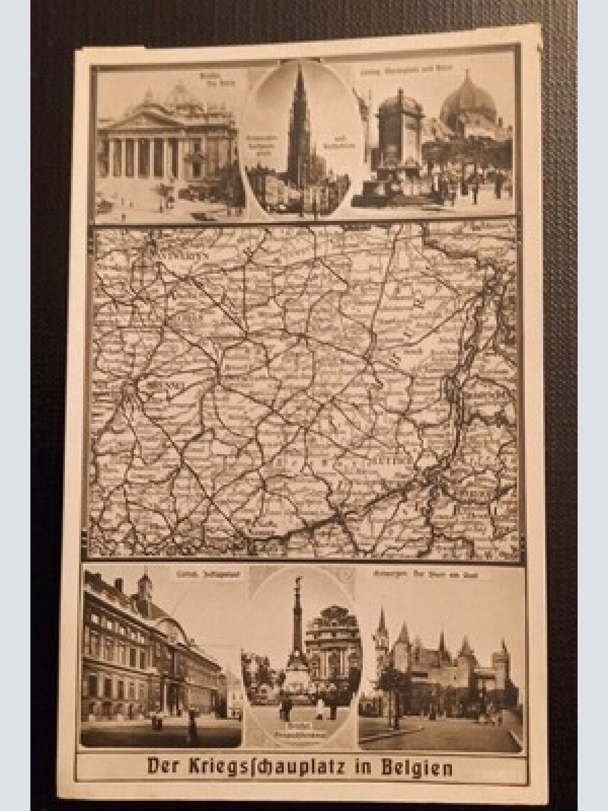 Ansichtskarte Militaria IWK Der Kriegsschauplatz In Belgien 170049 Ga B