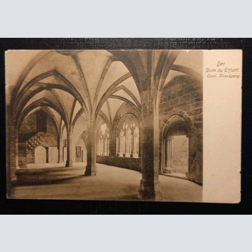 Erfurt Der Dom Östl. Kreuzganf 40097 Gr