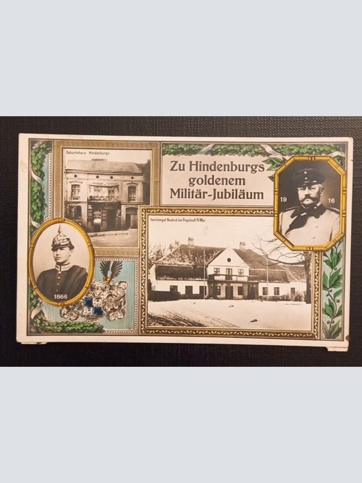 Zu Hindenburg Goldenem Militär Jubiläum 170089 Ga E