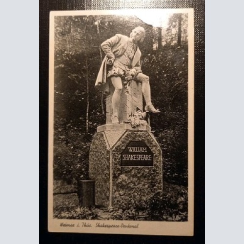 Weimar Shakespeare Denkmal Gr