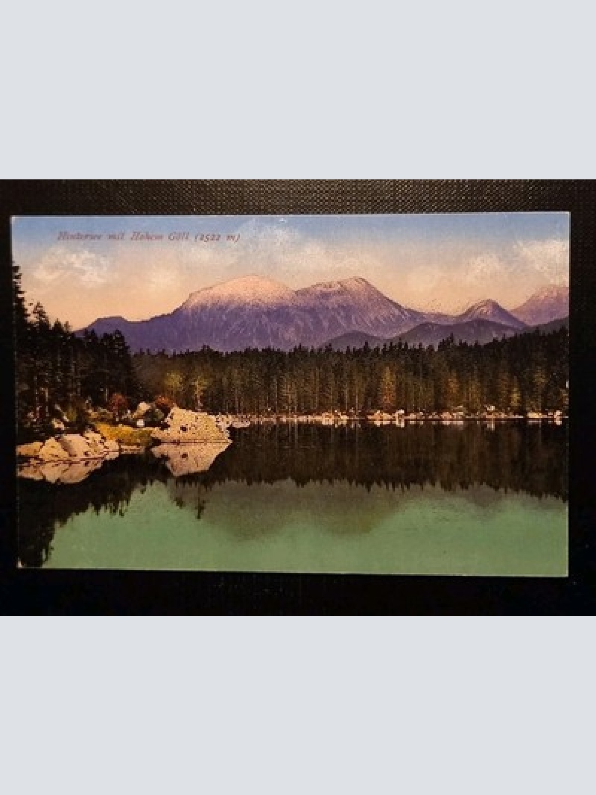 Hintersee Mit Hohen Göll Gr