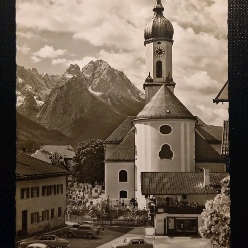 Garmisch Partenkirchen Kirche Berge 110111 Gr