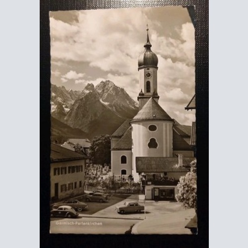 Garmisch Partenkirchen Kirche Berge 110111 Gr