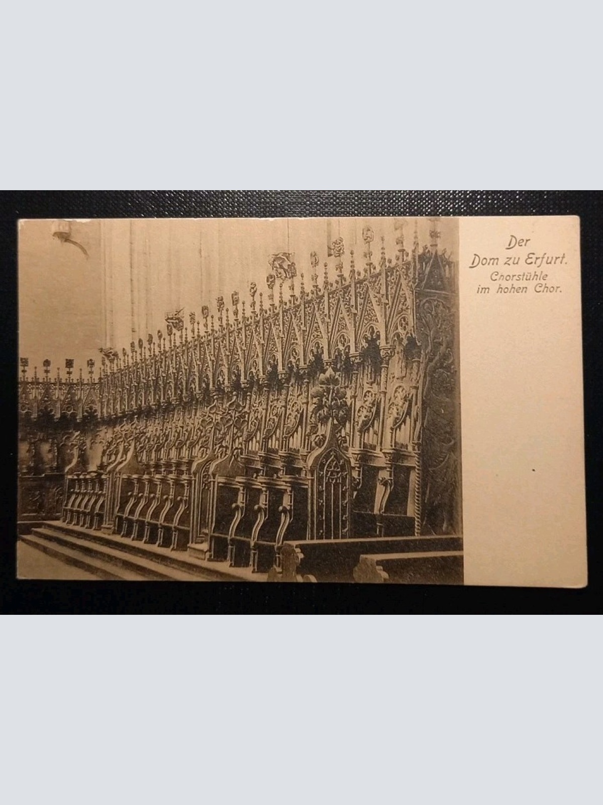 Erfurt Der Dom Chorstühle 40096 Gr