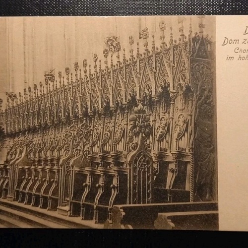 Erfurt Der Dom Chorstühle 40096 Gr