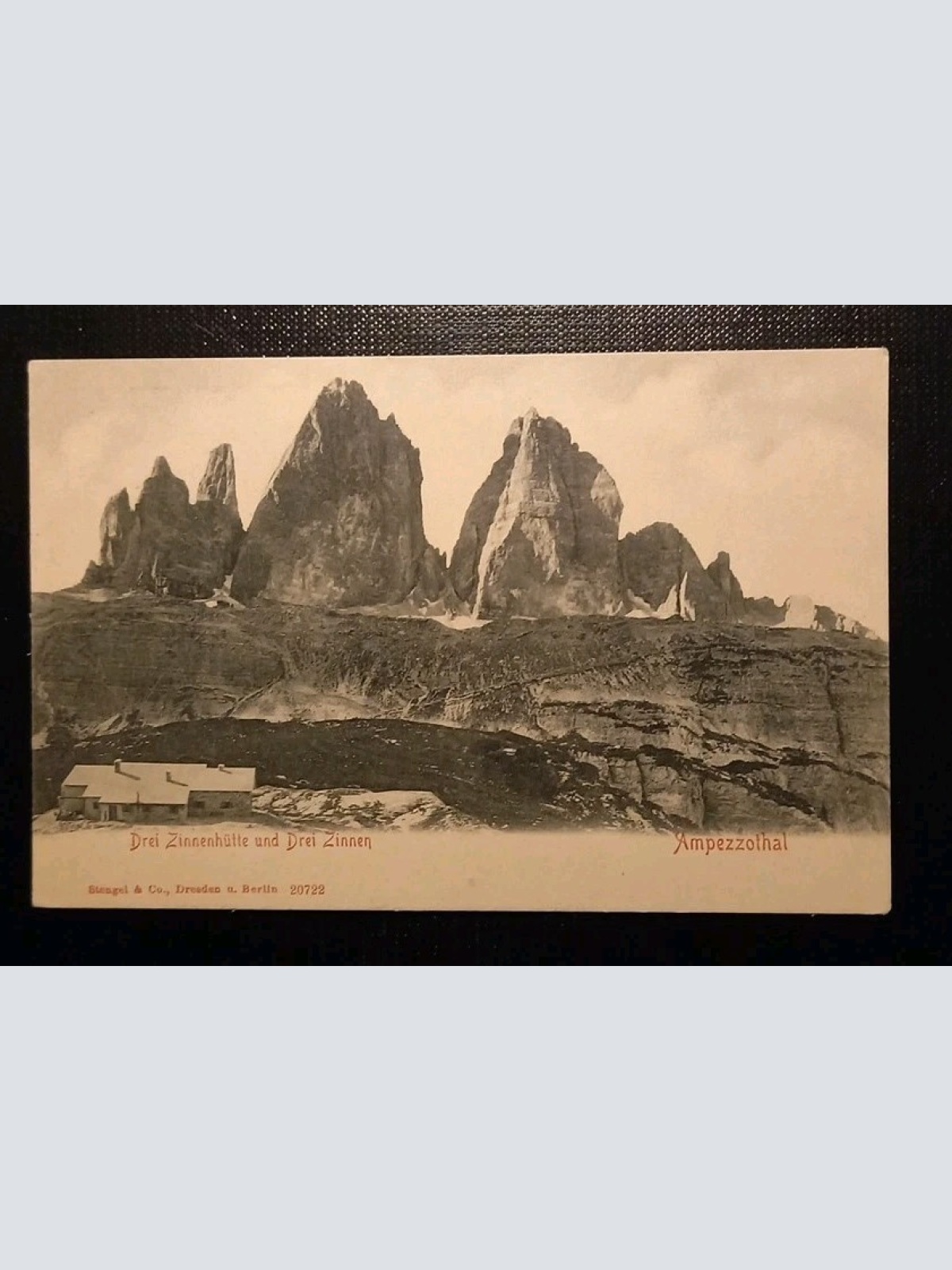 Ampezzothal Drei Zinnen Mit Zinnenhütte Italien 800009 Gr