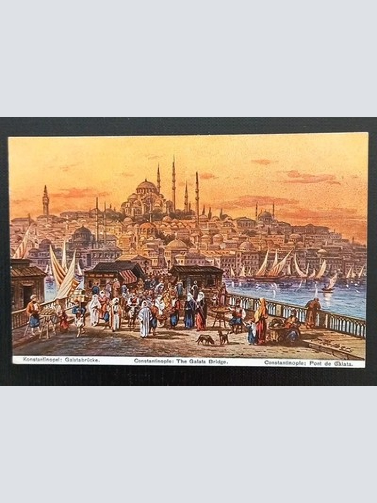 Konstantinopel Galatbrücke 8405 Gr