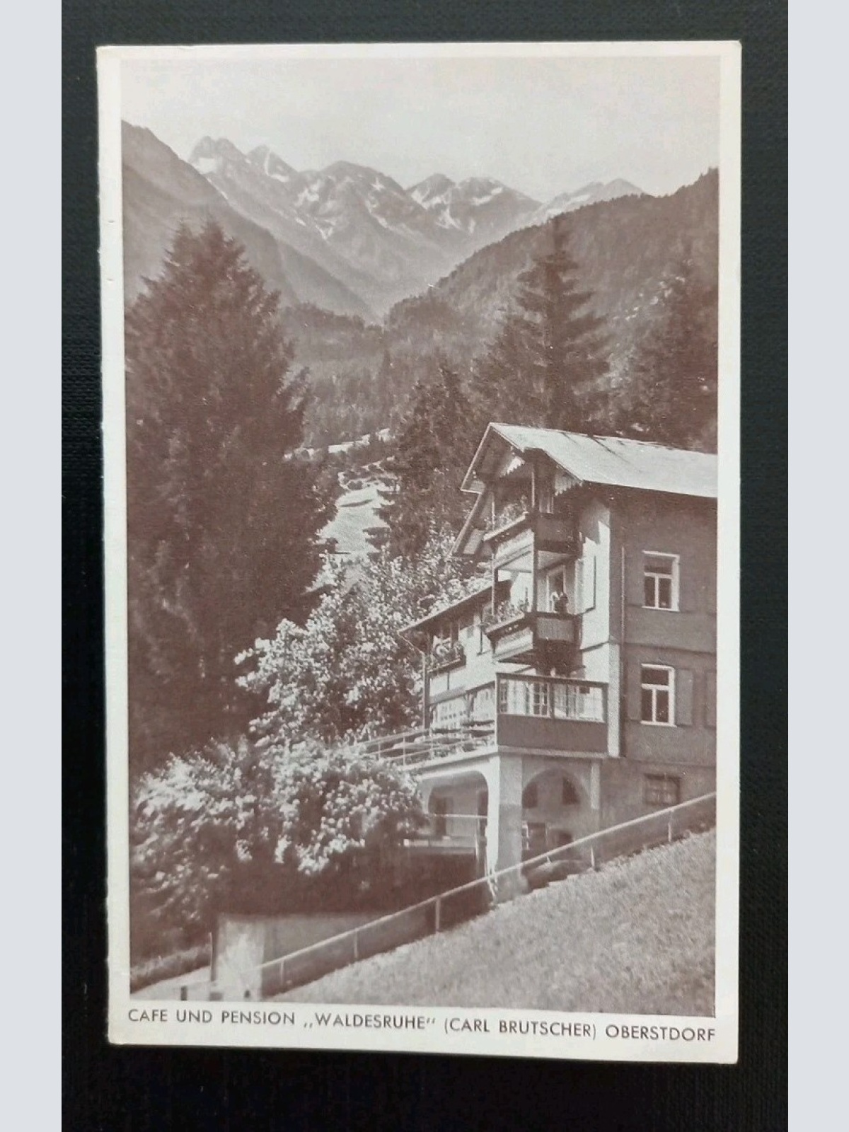 Cafe Und Pension Waldesruhe Oberstdorf Allgäu 140447 Gr