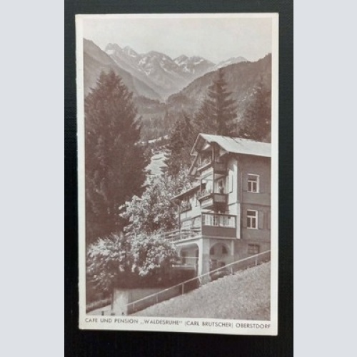 Cafe Und Pension Waldesruhe Oberstdorf Allgäu 140447 Gr