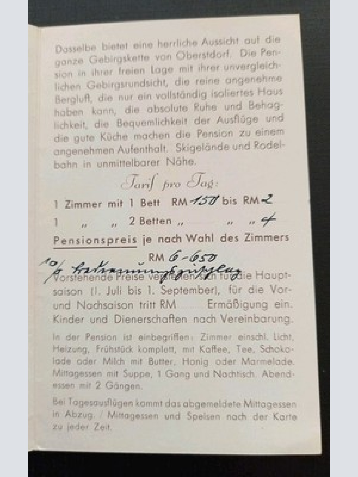 Cafe Und Pension Waldesruhe Oberstdorf Allgäu 140447 Gr