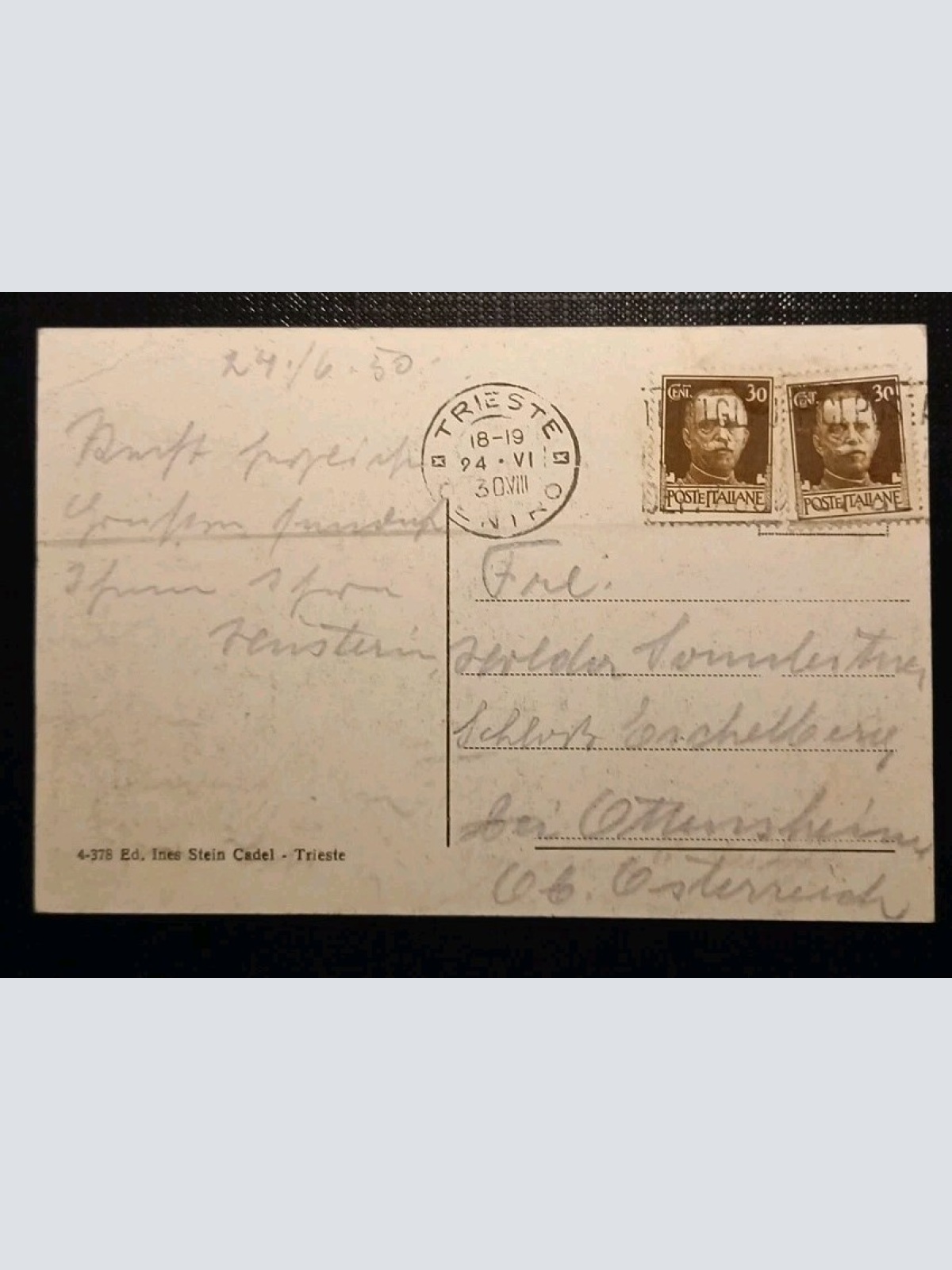 Trieste Galleria Di Montuzza Italien 800028 Gr