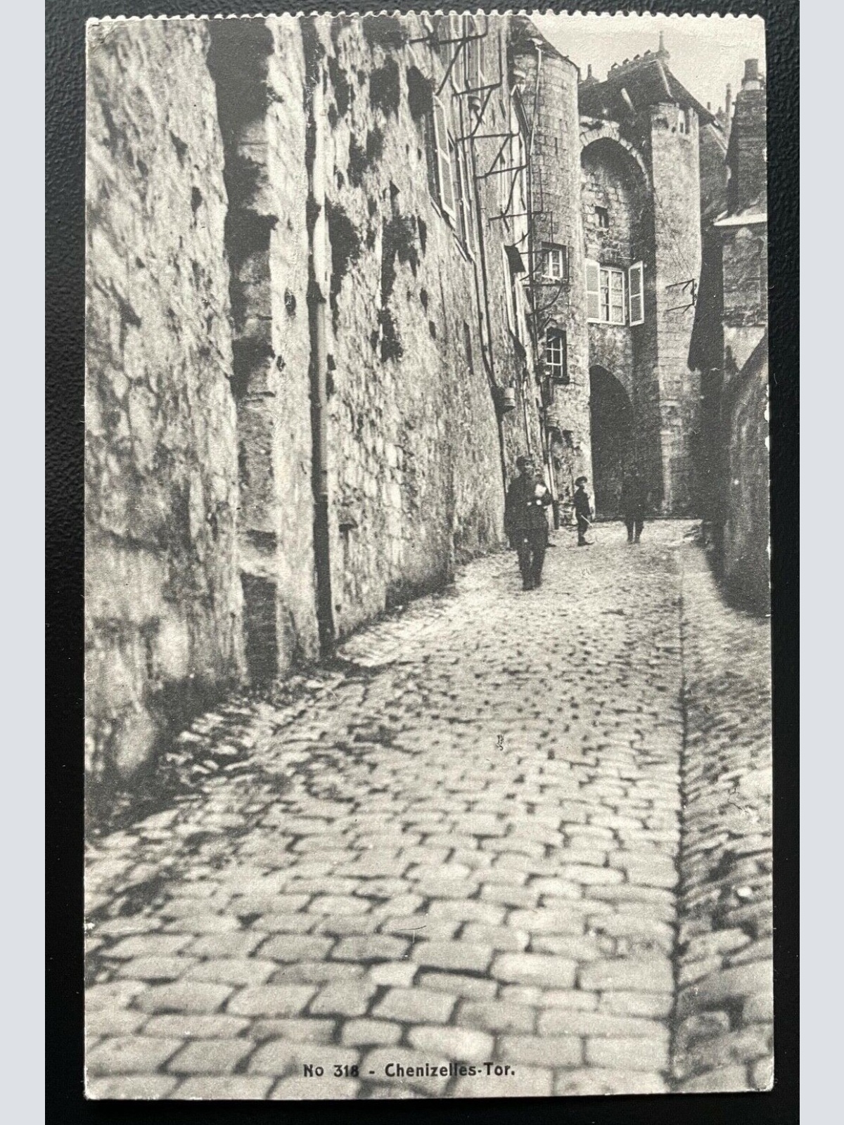 Porte des Chenizelles Tor Laon Wachturm Soldat Militär Krieg Frankreich 400587TH