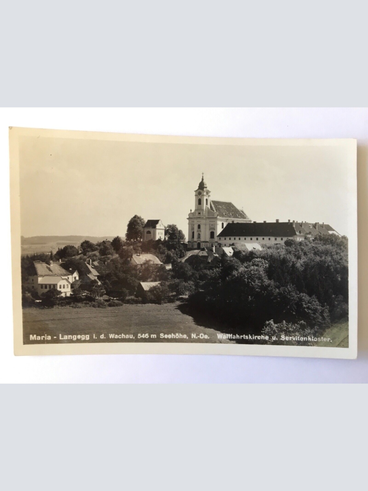 Maria-Langegg in der Wachau - Walfahrtskirche und Servitenkloster ShNö