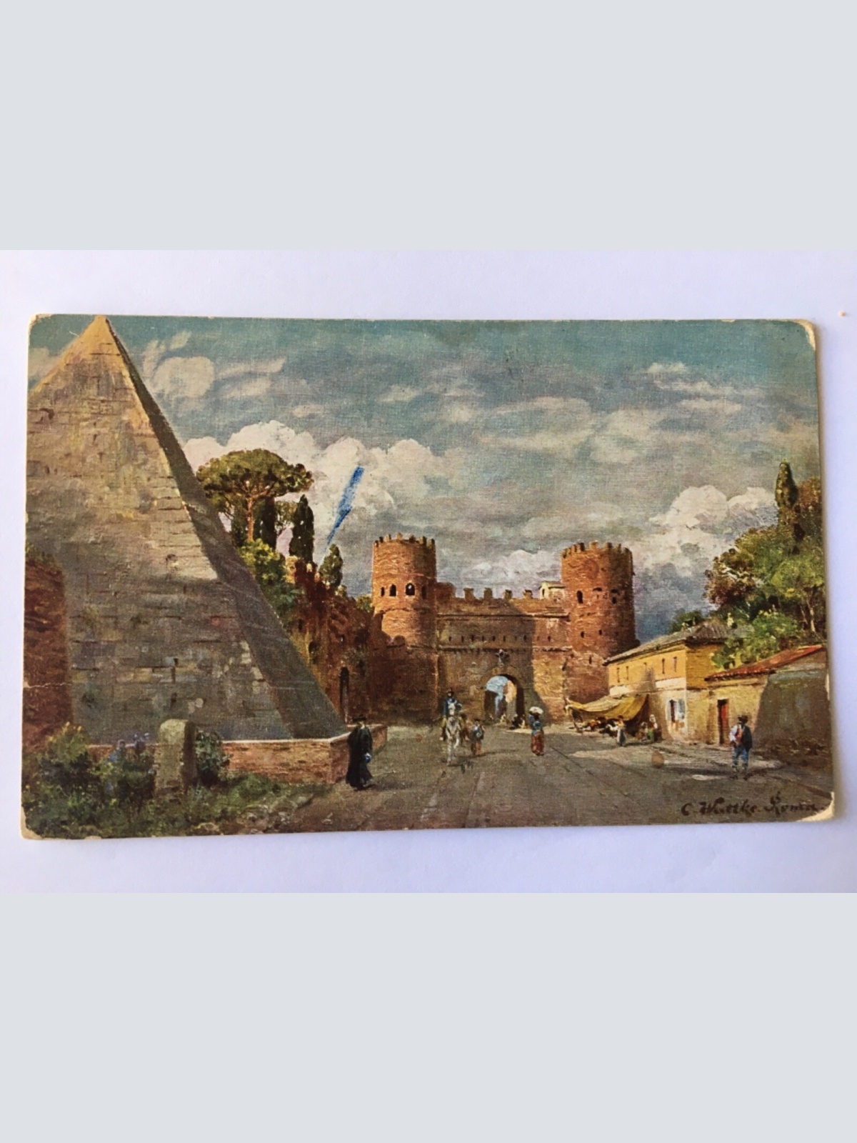 Roma Rom - Porta S. Paolo und Pyramide des Cestius 585