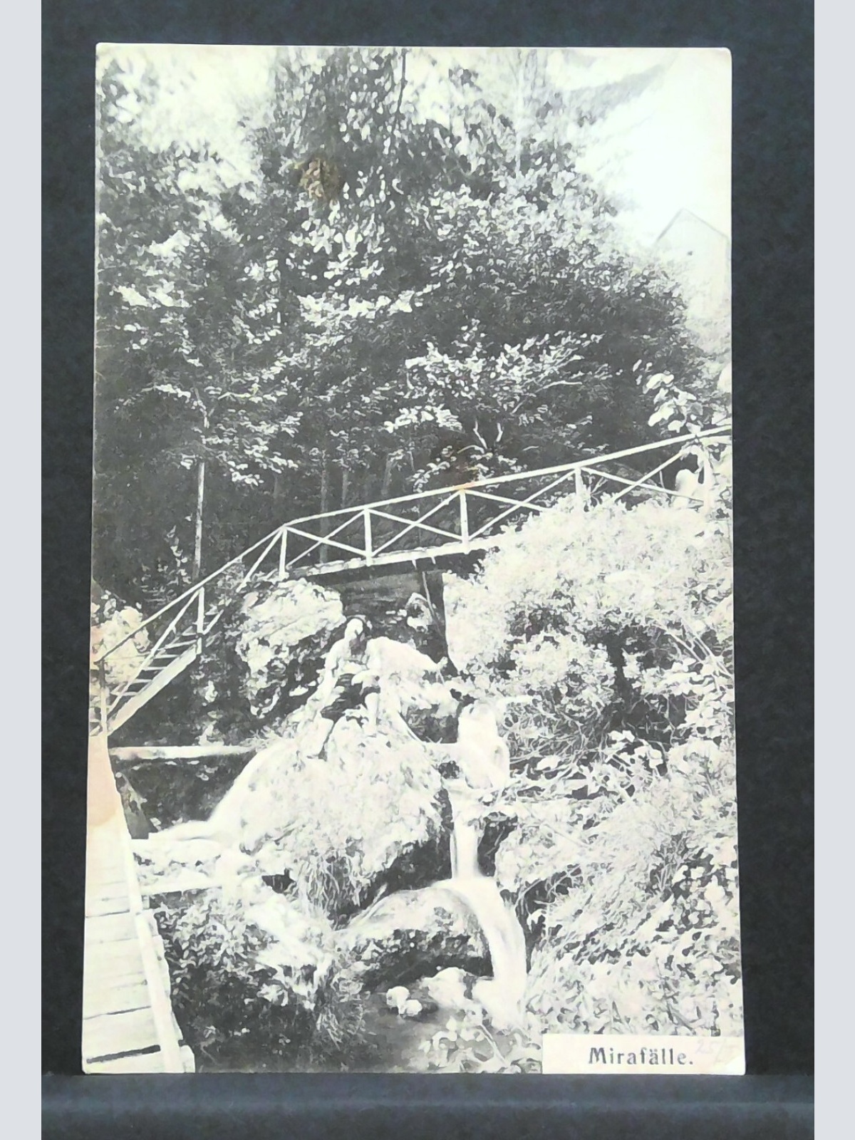 Mirafälle mit Eingeborenem JW 00168 F