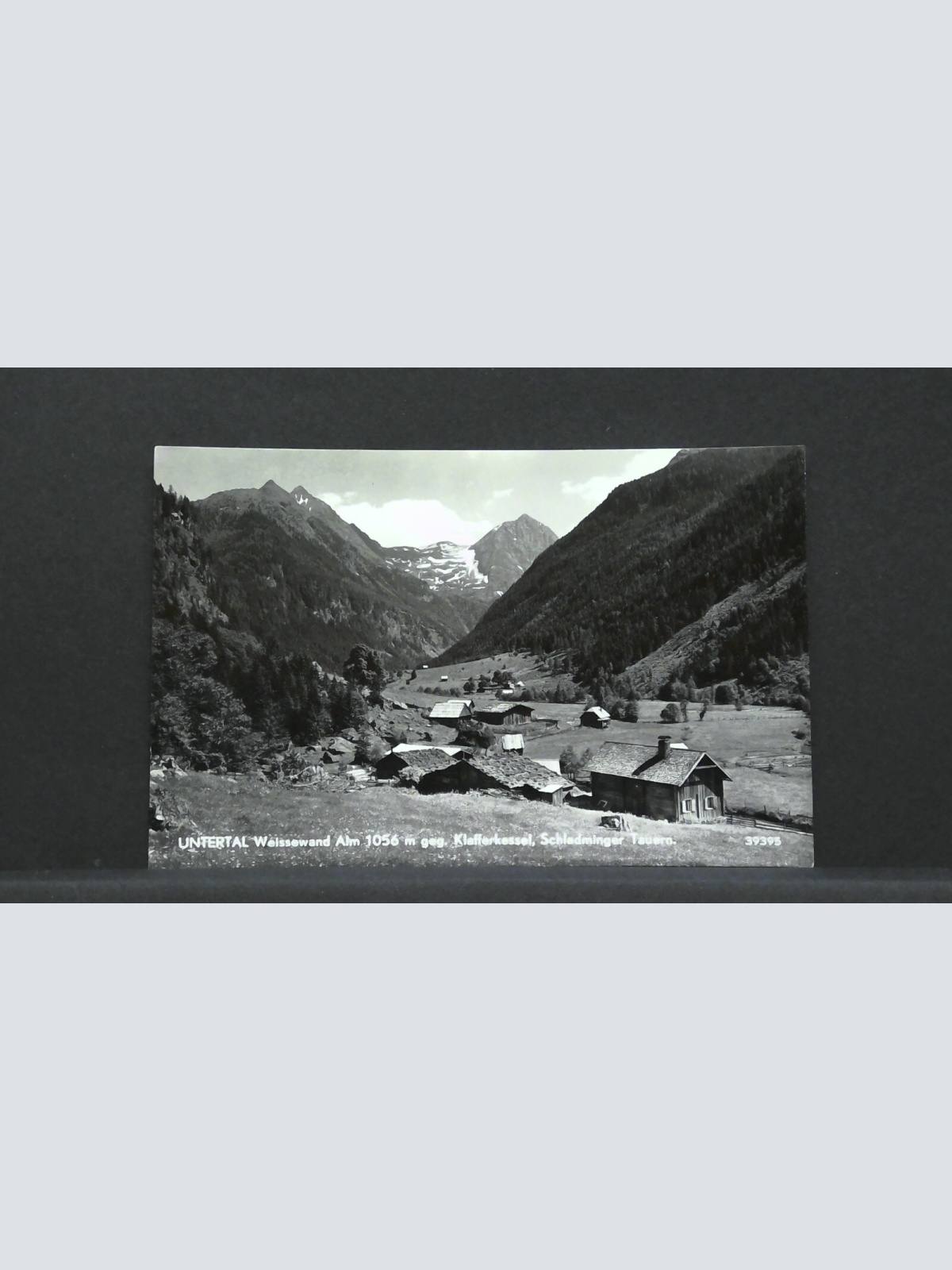 Untertal Weissewand Alm gegen Klafferkessel Schladminger Tauern JW 3382 F