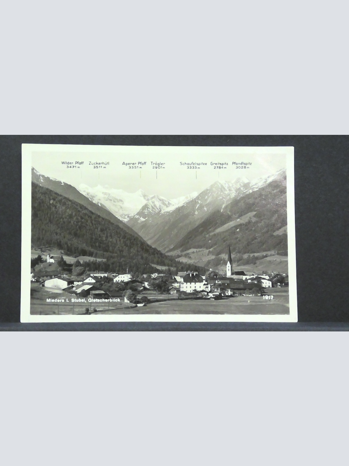 Mieders Stubai Gletscherblick Wilder Pfaff Zuckerhütl Aperer Pfaff JW 500217 F