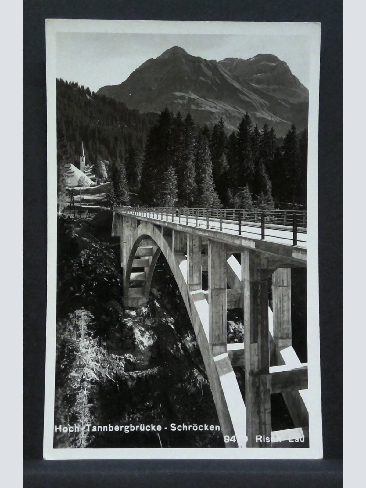 Hoch Tannbergbrücke Schröcken Risch Lau JW 402976 F