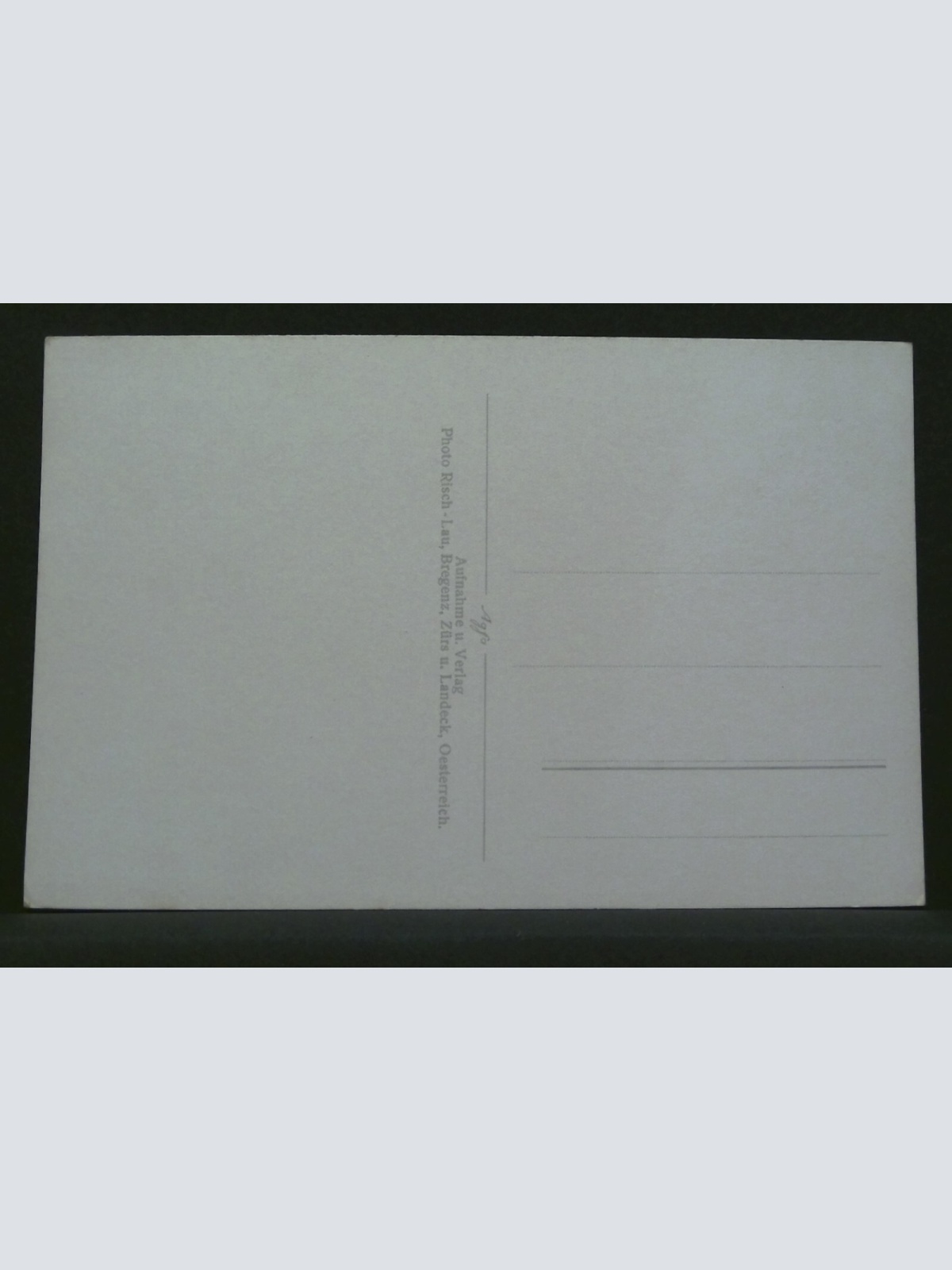 Hoch Tannbergbrücke Schröcken Risch Lau JW 402976 F