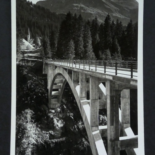 Hoch Tannbergbrücke Schröcken Risch Lau JW 402976 F