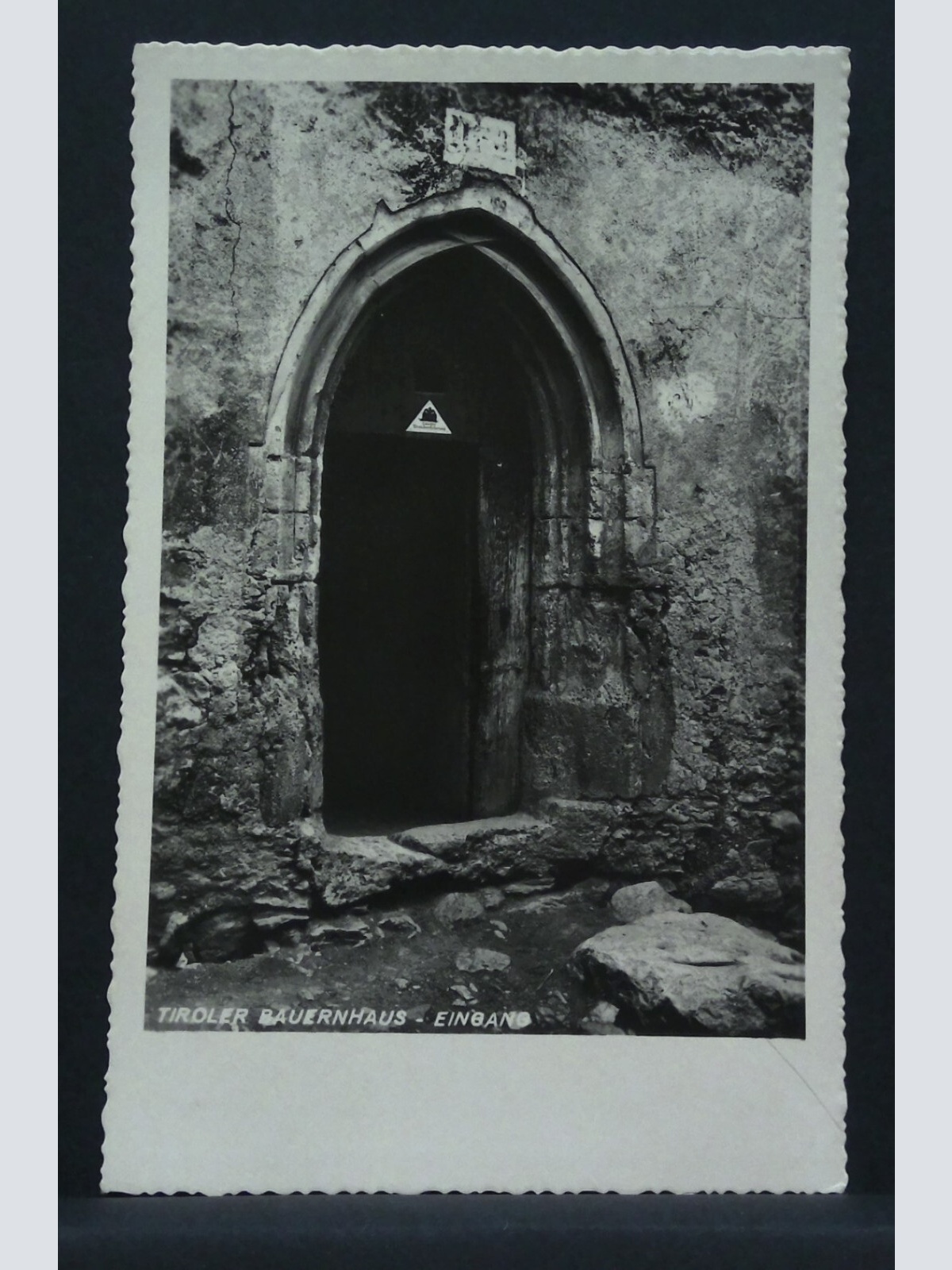 Tiroler Bauernhaus Eingang JW 402978 F