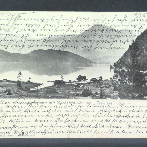 Panorama mit Dachstein von der Seewiese aus JW 500266 F