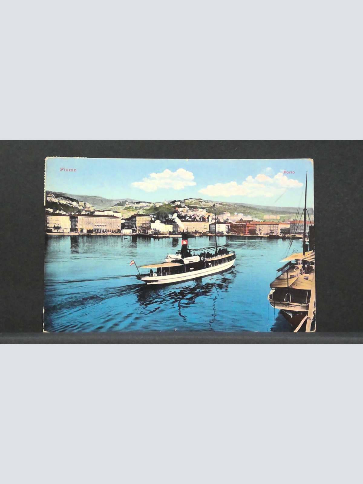 Fiume Porto Italien Hafen Schiffe JW 00259 F