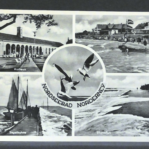 Nordseebad Norderney Segelbühne Kurhaus Weststrand JW 400998 F