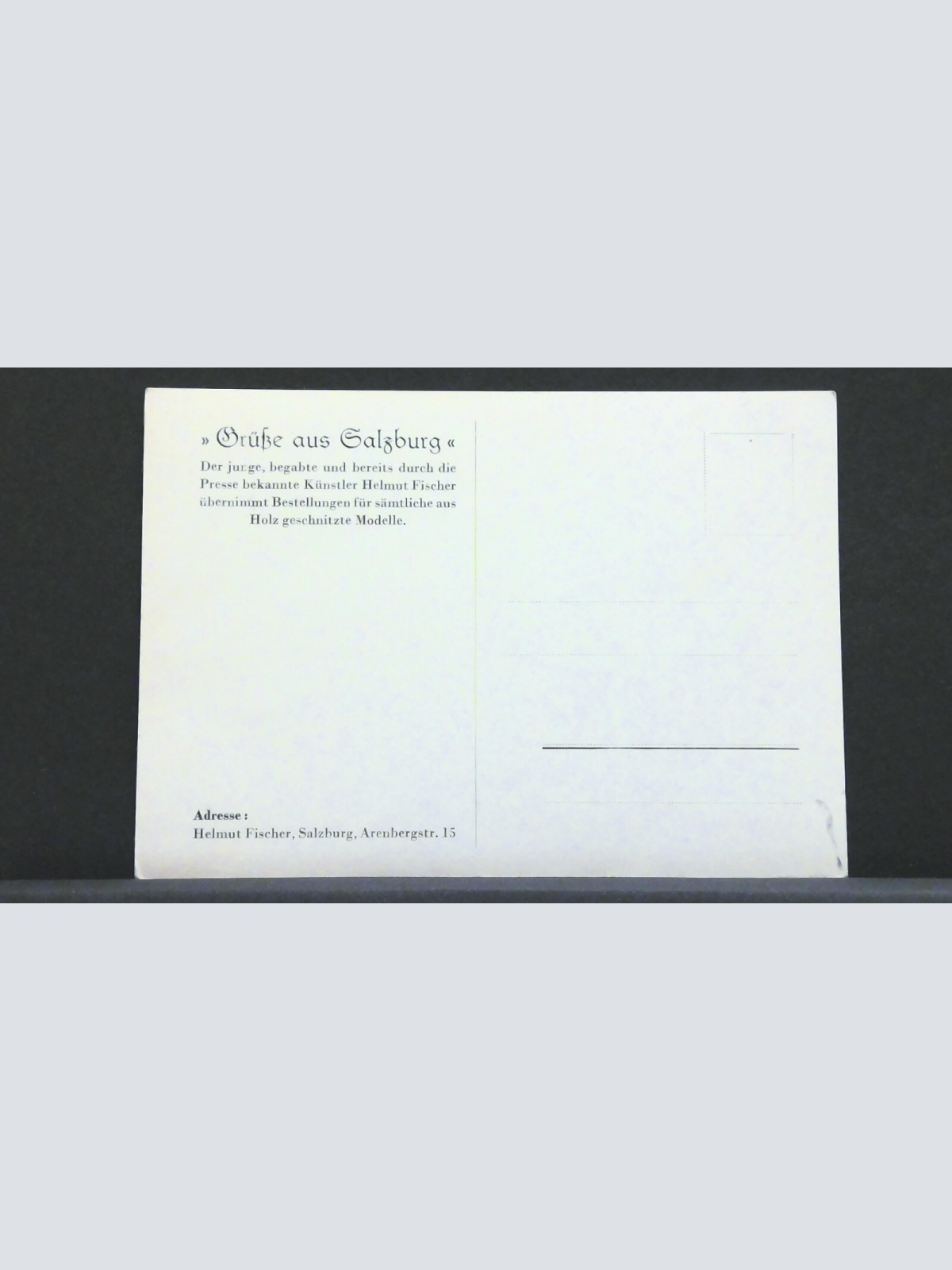 Salzburg Porträt Helmut Fischer Künstler JW 650266 F