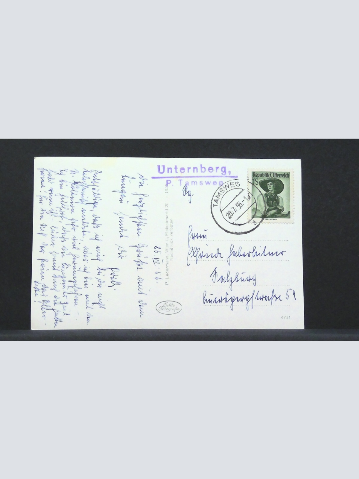 Unterer Rotgüldensee gegen Hafner und Petereck JW 500253 F