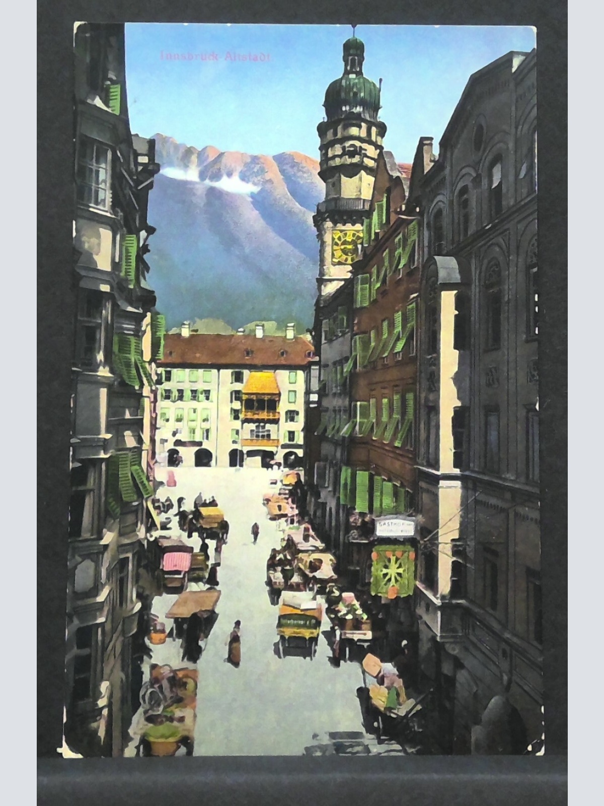 Innsbruck Altstadt Goldenes Dachl Auto JW 0224 F