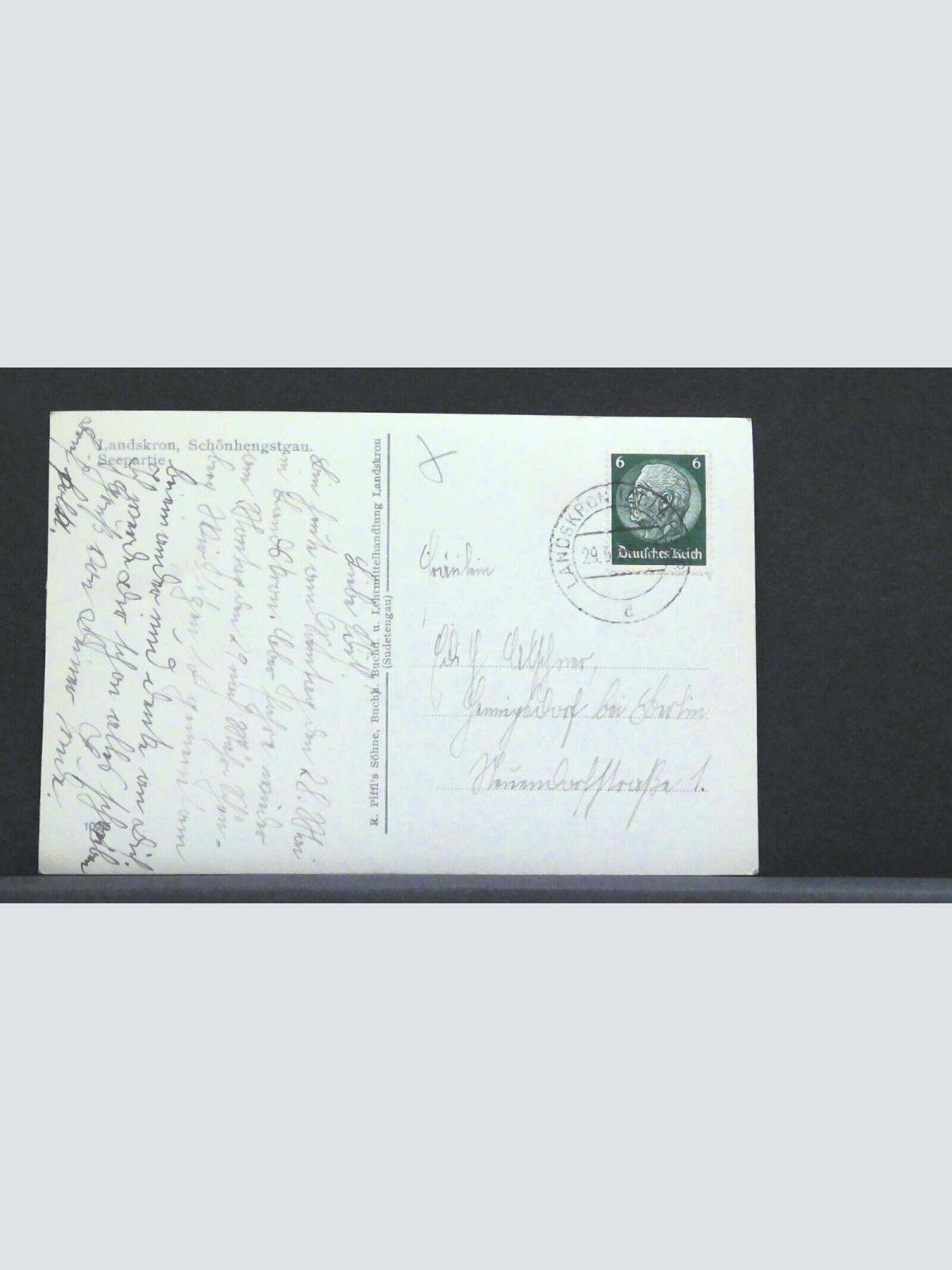 Landskron Schönhengstgau Seepartie JW 402755 F