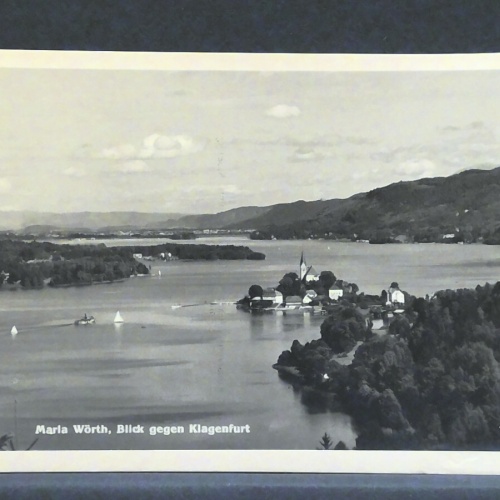 Maria Wörth Wörthersee Blick gegen Klagenfurt JW 402387 F