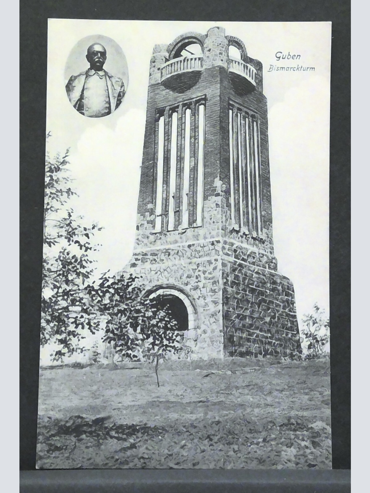 Guben Bismarckturm Denkmal JW 1235 F